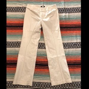 White slacks*wide leg🖤